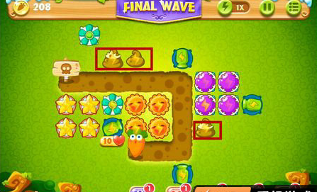 《保卫萝卜2》攻略17关金萝卜给如何获得