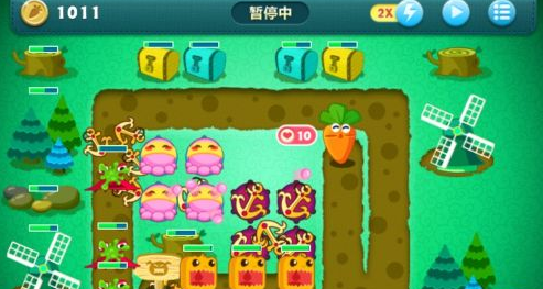 保卫萝卜挑战19攻略第19关攻略